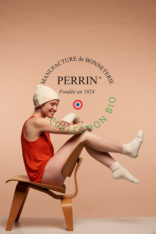 Manfacture Perrin direction de création collection chaussettes en coton bio — free download